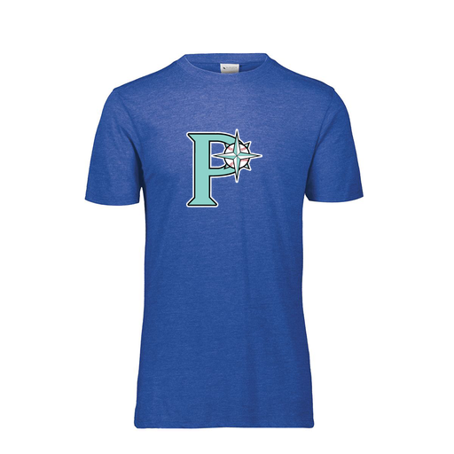 [FTSCUBNV-AS-LOGO1] Decker Men's Tri-Blend T-Shirt - Short Sleeve (Adult S, Navy, Logo 1)