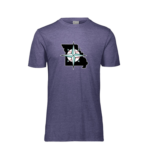 [3066.U22.S-LOGO3] Youth Ultra-blend T-Shirt (Youth S, Navy, Logo 3)