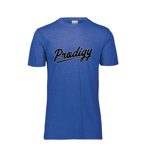 [FTSCUBRY-YS-LOGO2] Decker Youth Tri-Blend T-Shirt - Short Sleeve (Youth S, Royal, Logo 2)