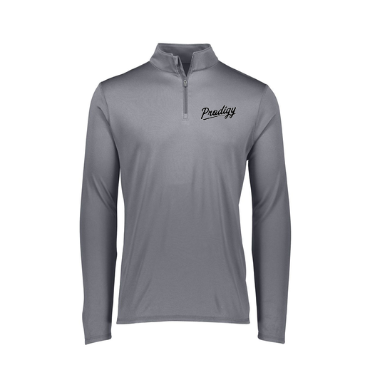[FTLQFLGY-FAXS-LOGO2] Ladies Flex-Lite 1/4 Zip Shirt (Female Adult XS, Gray, Logo 2)