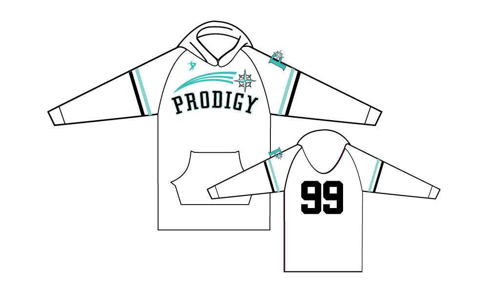 KC Prodigy - Cummings - White Hoodie